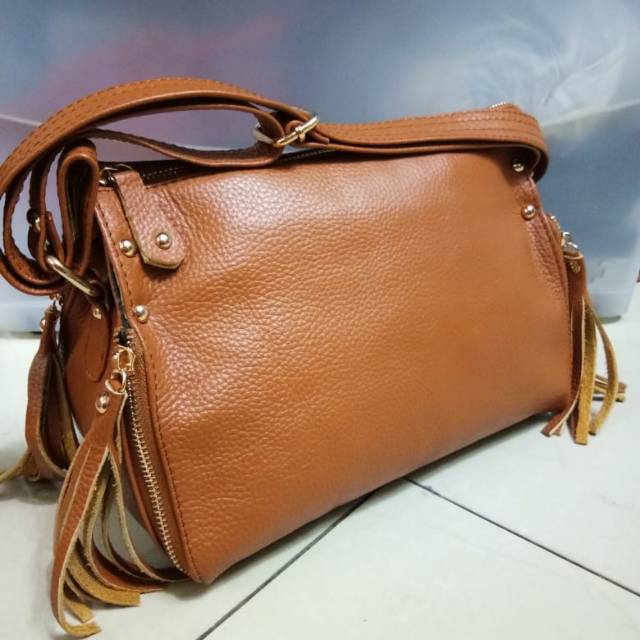 Tas Kulit Garut Model Cangklong Tas Cantik Lucu Murmer Berkualitas Shopee Indonesia