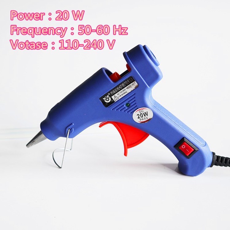 Alat Tembak Lem Bakar Glue Gun On Off DGHL 20W Nasa1907 | Shopee Indonesia