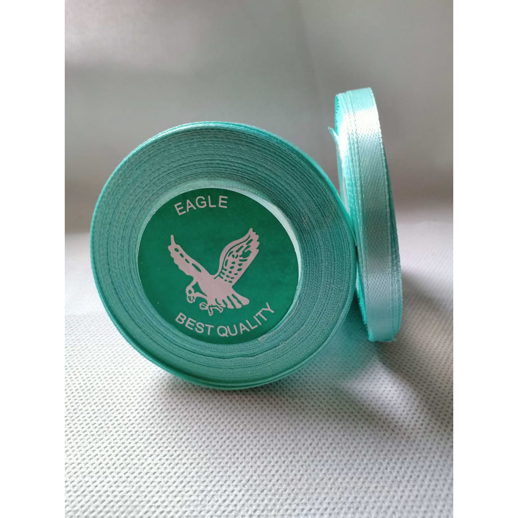 

Pita satin hijau tosca 1/4 inch / 0.635cm Per roll