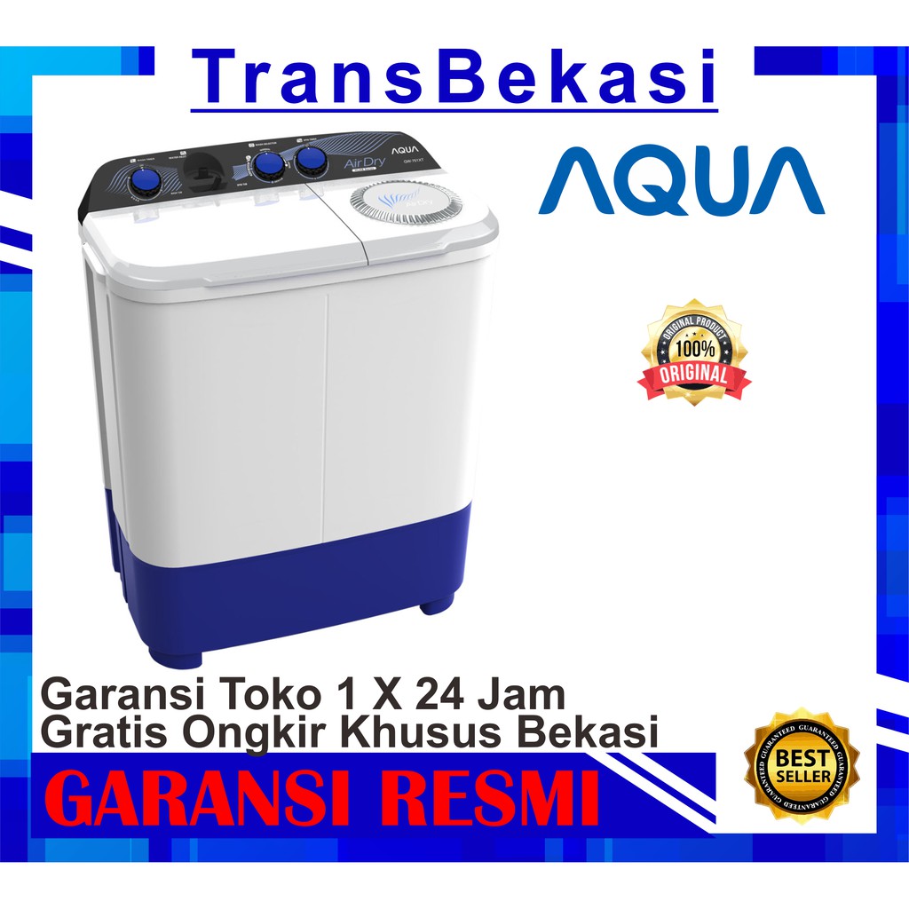 MESIN CUCI 2 TABUNG AQUA QW 851 xt khusus bekasi free ongkir