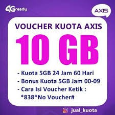 VOUCHER AXIS  AIGO 10GB