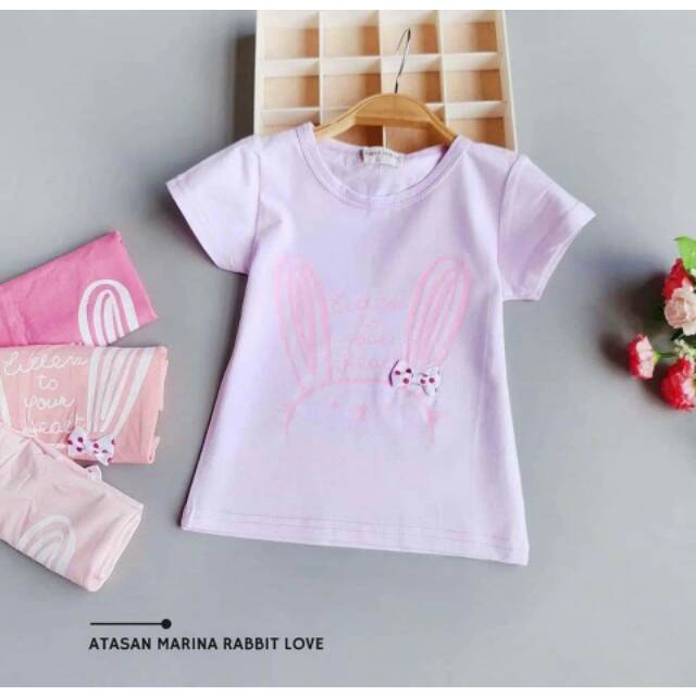 Paket 4 pcs Baju Anak Perempuan Import Usia 6 Bulan - 3 Tahun | 4pcs 100ribu Kaos Anak Cewek Murah