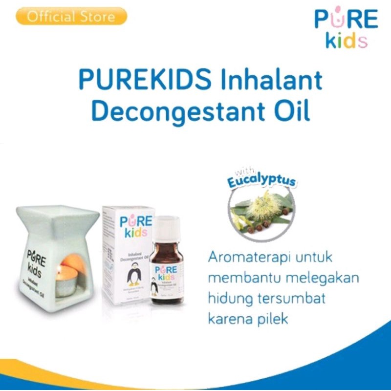 Pure kids Inhalant Decongestant Oil 10ml || exp nov 2024