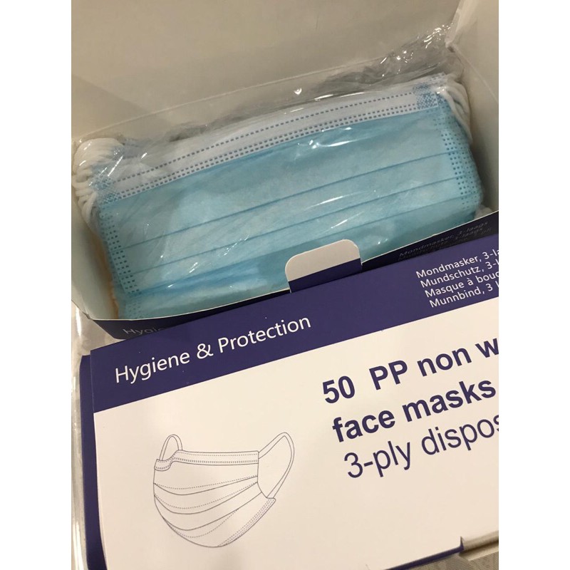 (DEBEAUTYHEALTH)MASKER WAJAH KESEHATAN 3ply EARLOOP - MASKER MEDIS 3 ply 50pcs - MASKER EARLOOP