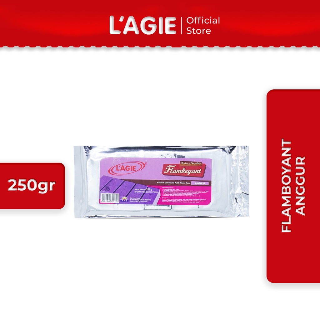 

Lagie Coklat Blok Ungu Flamboyant Grape Anggur 250gr