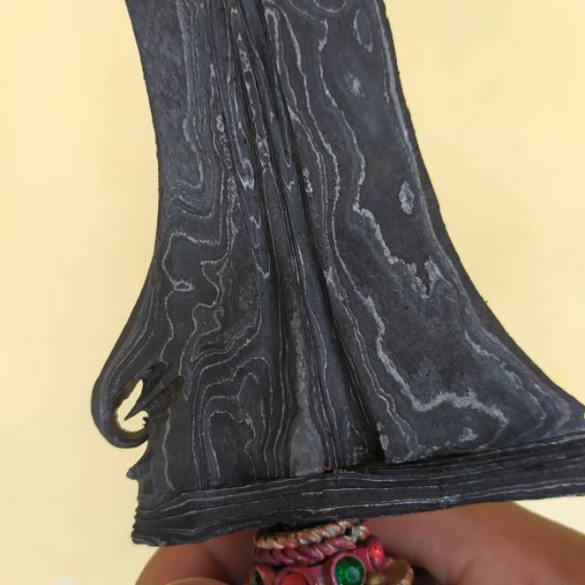 Keris Pamor Uler Lulut Luk 7 Tangguh Kamardikan Alusan