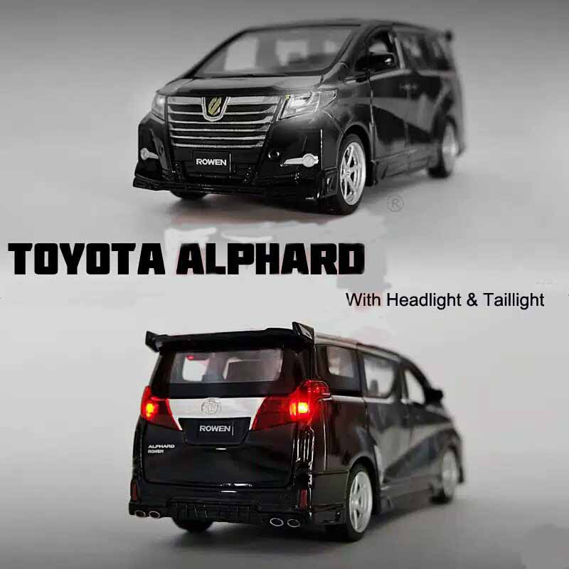 Mainan Mobil Diecast scala 1 : 32 Mobil Toyota Alphard Rowen