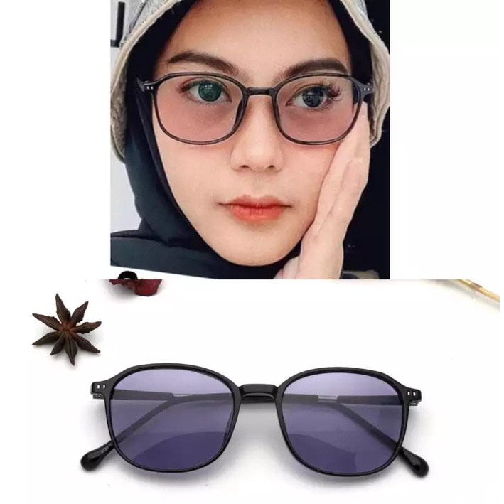 Kacamata Photocromic | Kacamata Minus | Kacamata FAshion 2127 Pria Wanita