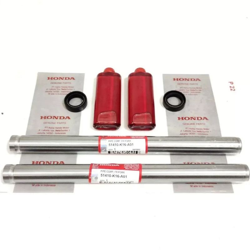 1set k16 as shock depan+seal shock + oli shock honda beat fl esp, 2016/2020, scoopy fi esp 2018 /202