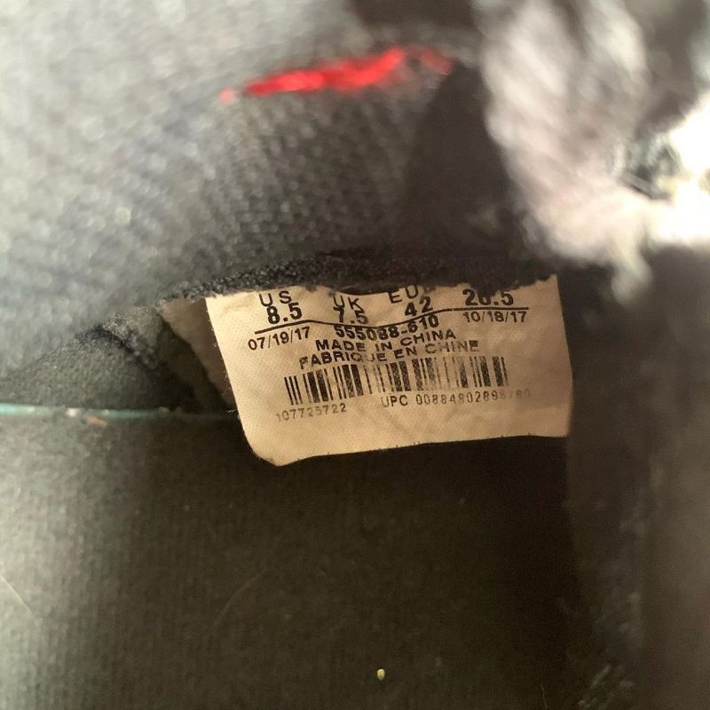 NIKE AIR JORDAN 1 RETRO HIGH BRED TOE SECOND