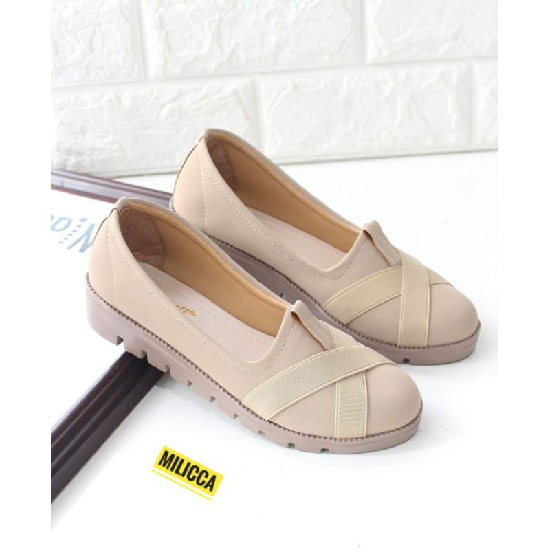 Milicca Sepatu Wanita Slip On Crusli