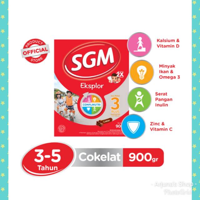 SGM Eksplor 3+ Pro-GressMaxx Rasa Madu / Vanila / Cokelat 900gr