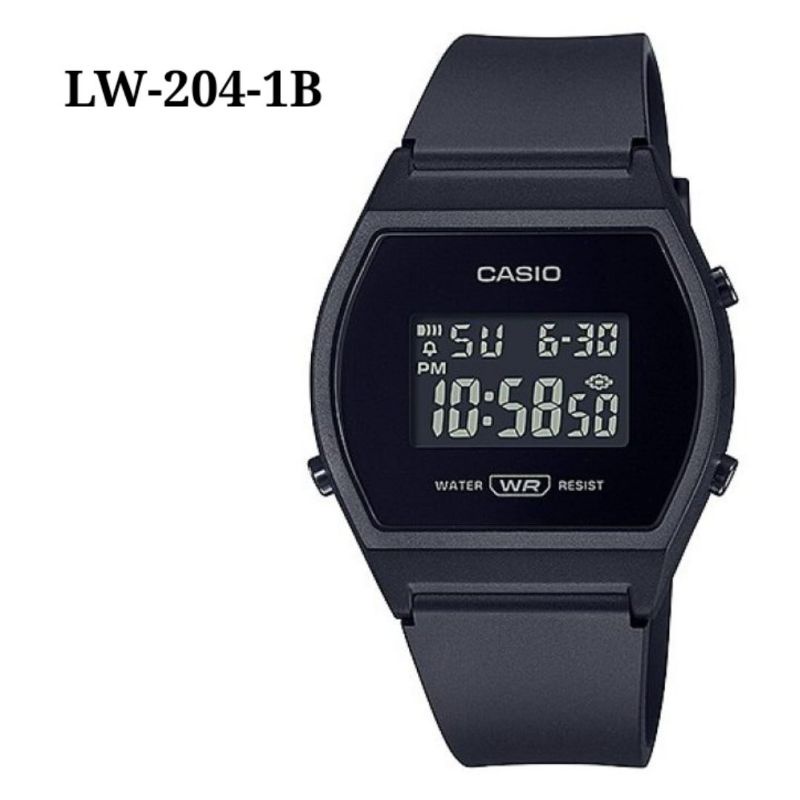 Jam Tangan DIGITAL Merk Casio SERI LW-204 Wanita & Pria Baterai