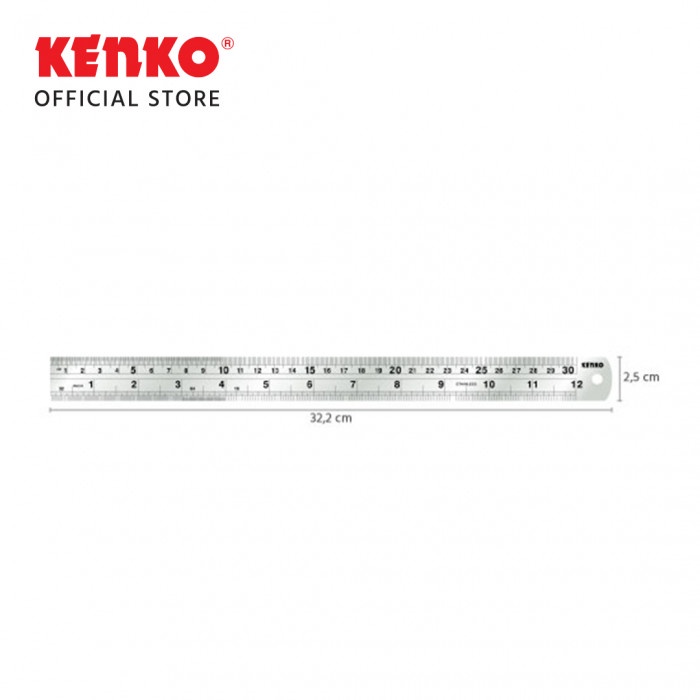 

Kenko Stainless Ruler 30CM / 1 ROLL