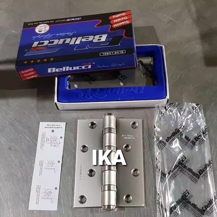 Engsel / Engsel Tebal 4" Asli Bellucci Kualitas Bagus Pintu Besi Kayu Jati Alm Kekinian Terlaris
