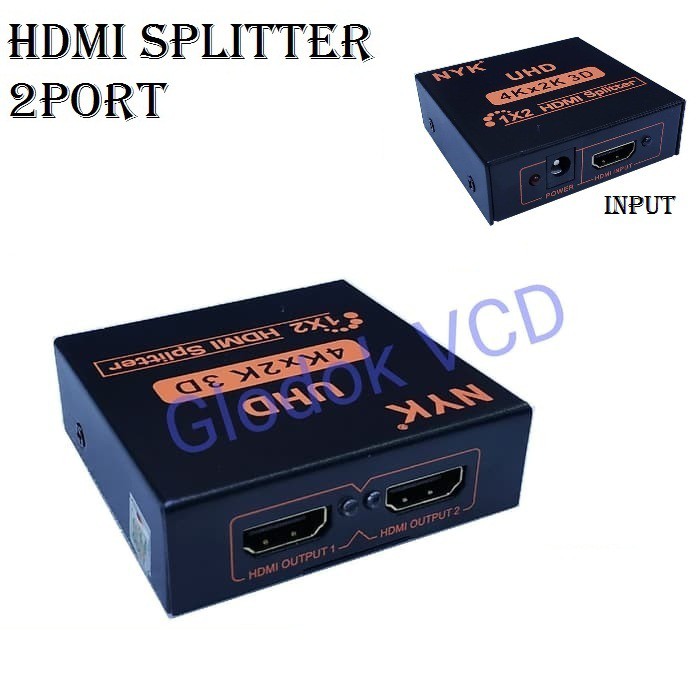 NYK HDMI Splitter 2 Port