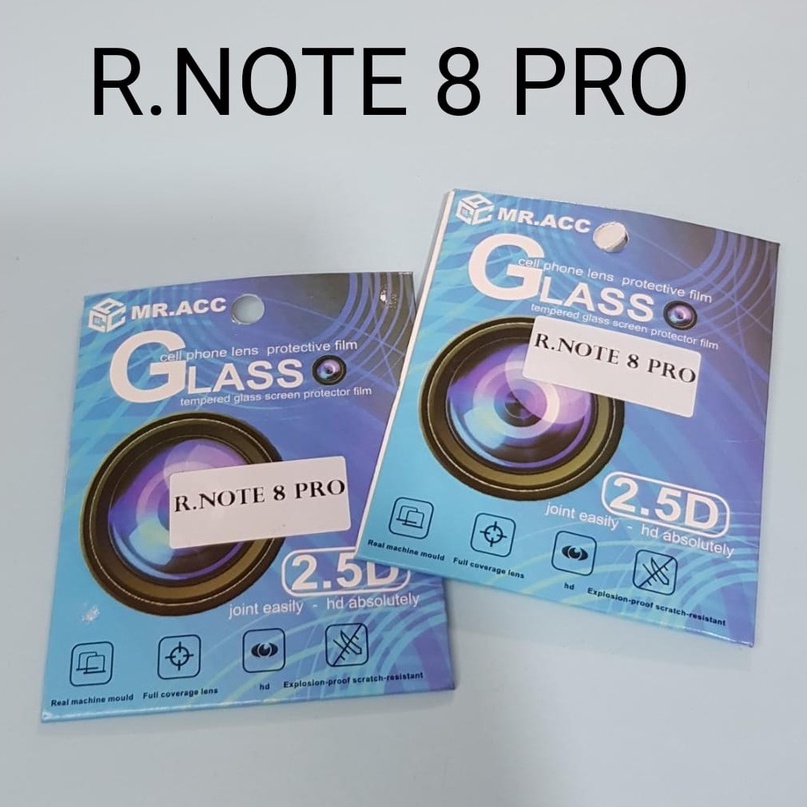 SCREEN PROTECTOR ANTI GORES KAMERA XIAOMI REDMI NOTE 8 PRO - FA