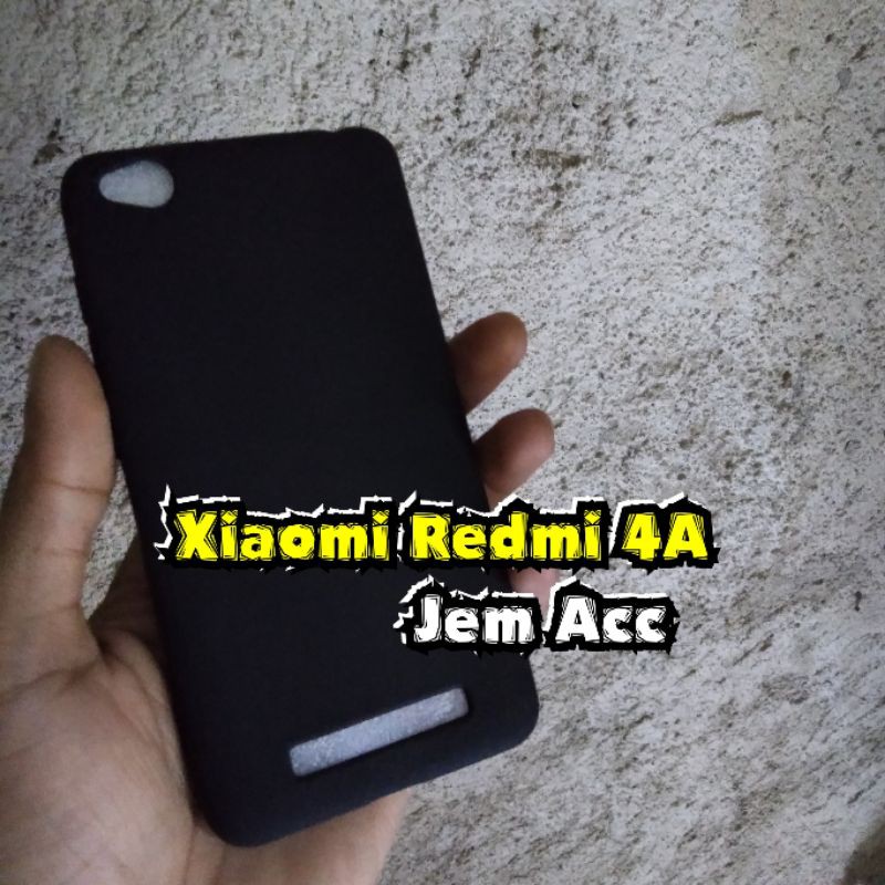 Case Xiaomi Redmi 4a Black Matte Case Softcase Silikon Soft Case