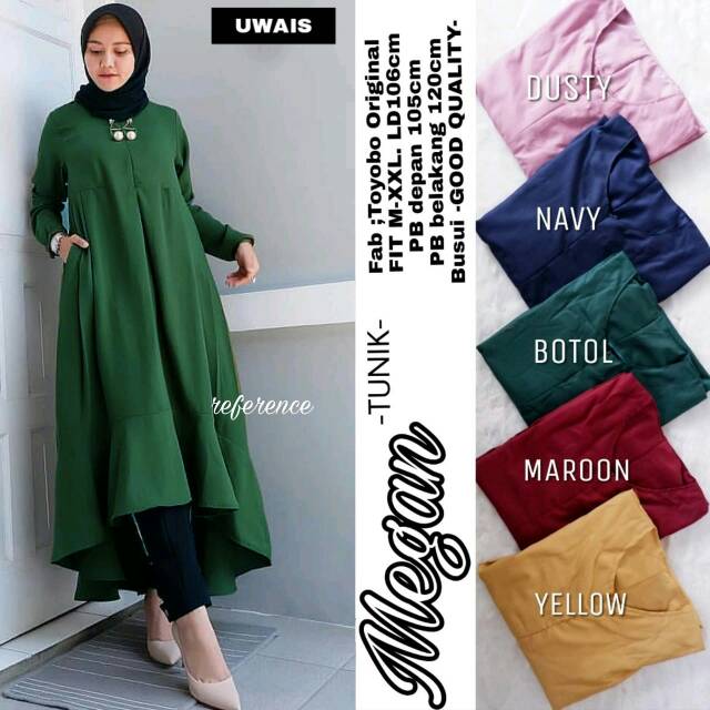 SET ATASAN WANITA TUNIK TOYOBO MEGAN BY UWAIS
