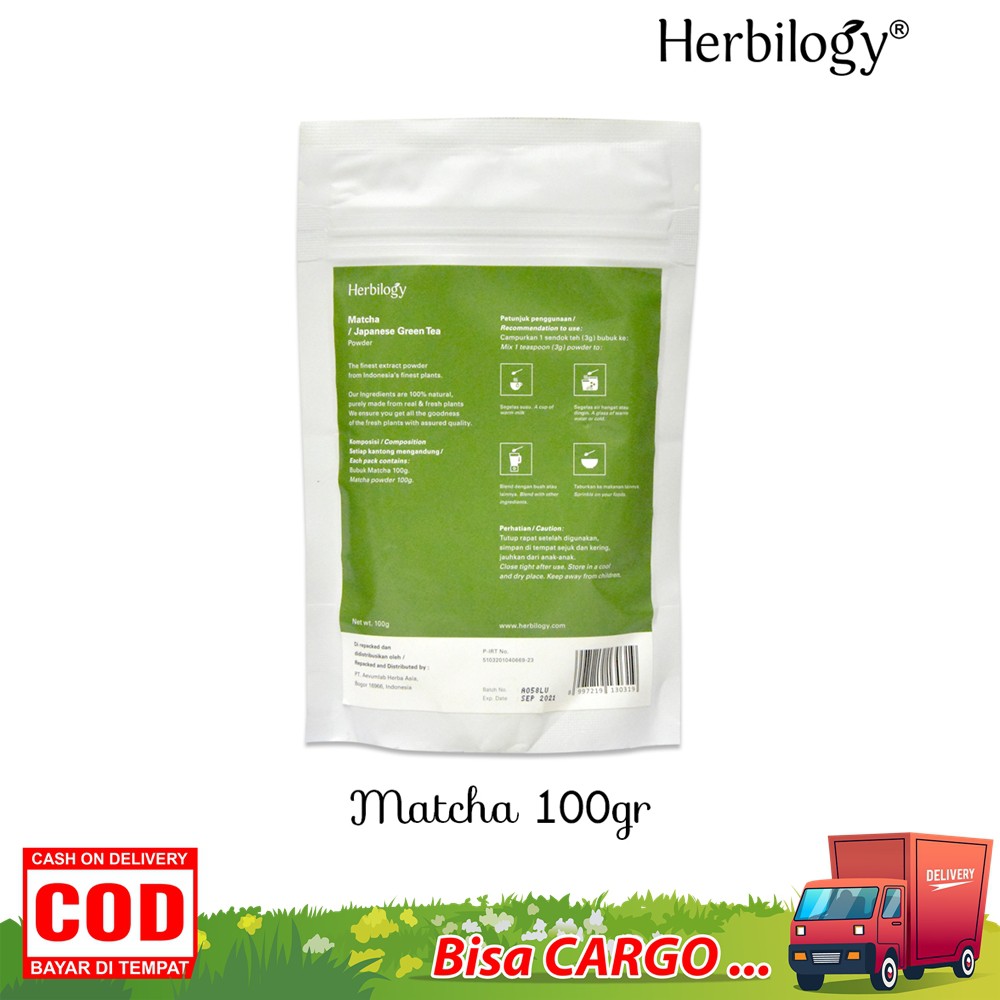 Herbilogy Extract Powder Matcha 100 gr