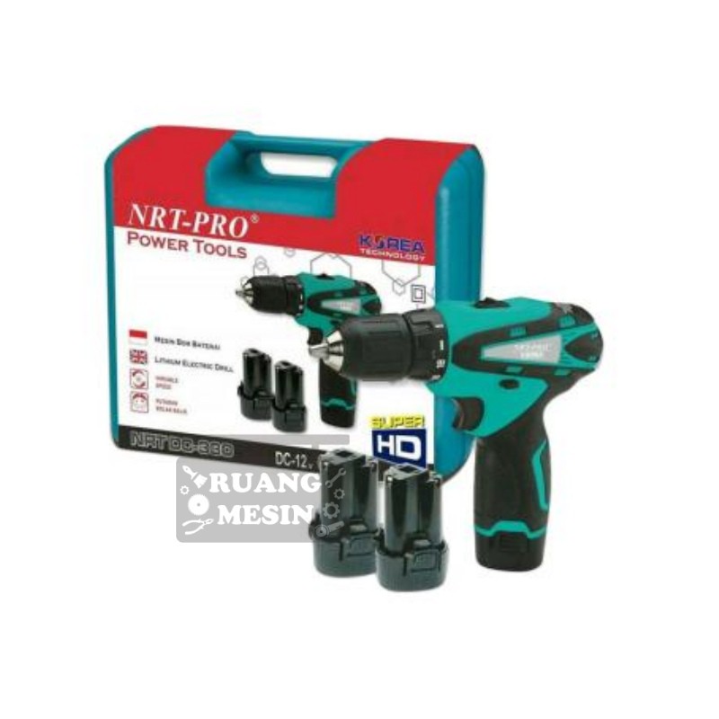 Mesin Bor Baterai Bor Charger DC 330 NRT PRO