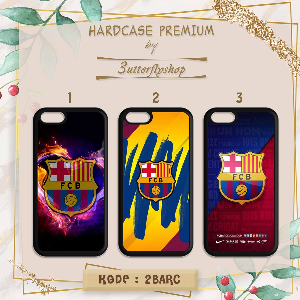 Hardcase Barcelona FC logo casing case HP xiaomi samsung iphone oppo vivo realme redmi meizu