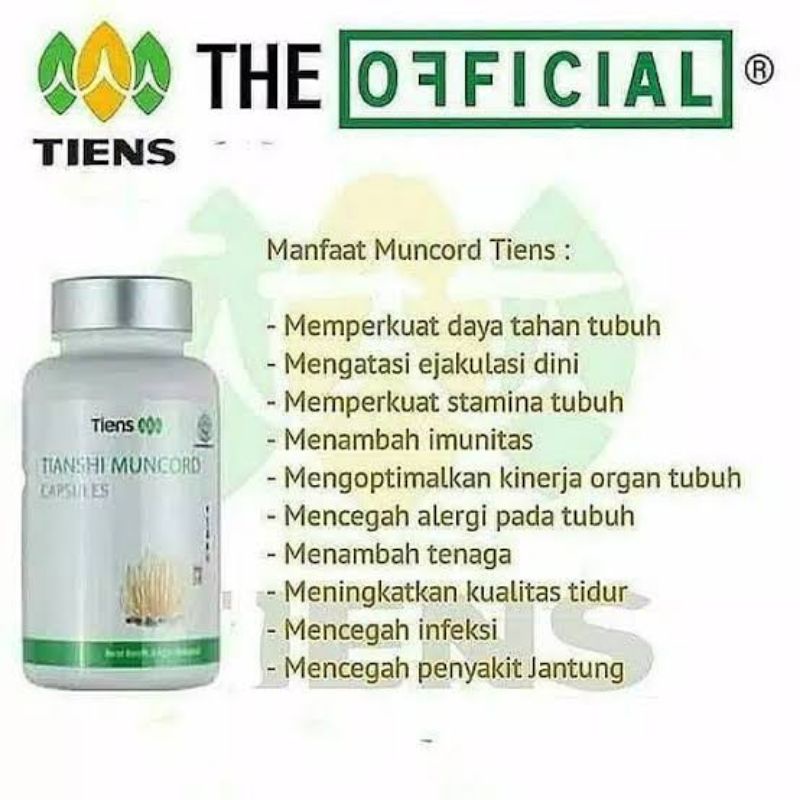 Tiens Muncord ori 100 capsule