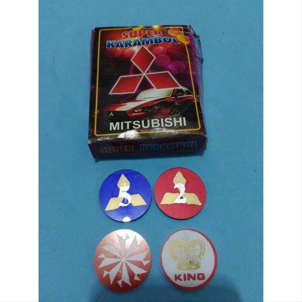 Biji Karambol Koin Karambol Mika Tebal Super