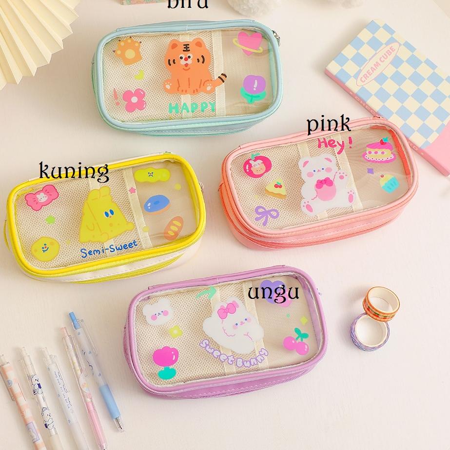 

Produk Pilihan Kotak pensil transaparan ATK06 korea style tempat pen case