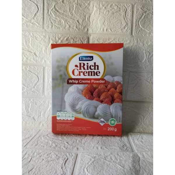 

Rich Creme Whiped Cream Powder 200gr dari Ellenka