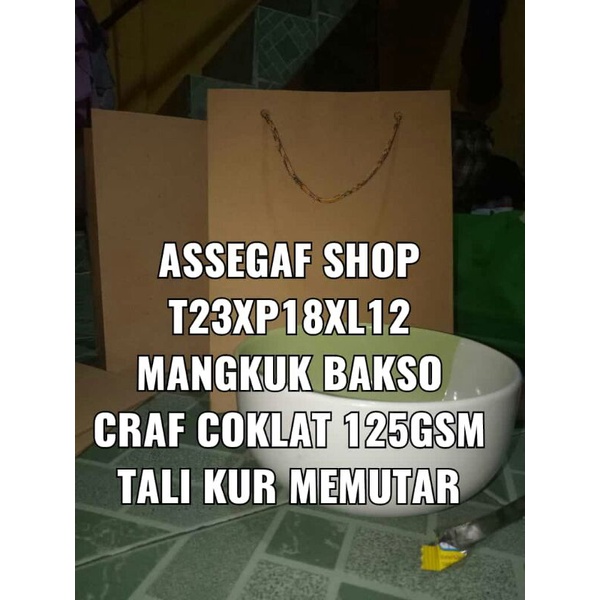 

paperbag T23xP18x alas 12-13 mangkuk sayur sedang asesoris souvernir ulangtahun pernikahan