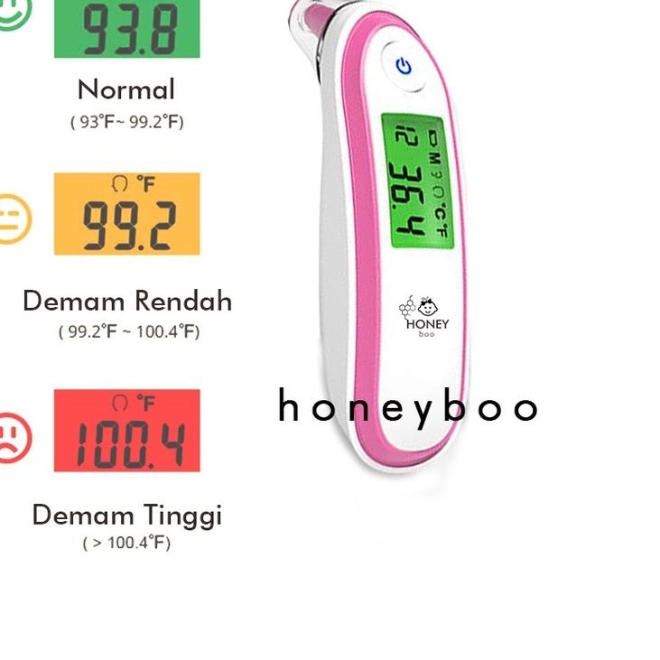 ☋ Honey Boo - Termometer Telinga Bayi Termometer Digital ➨