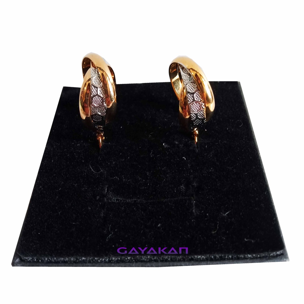 Isi 2 Pcs (Sepasang) Anting Tindik Wanita Mewah