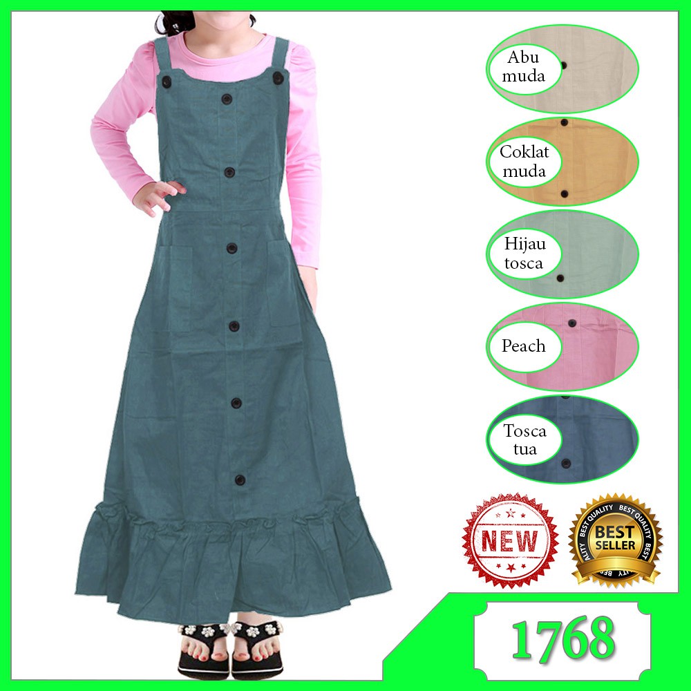 Overall Rok  Anak Gamis Jumpsuit Jumpsuit baju  kodok  anak 