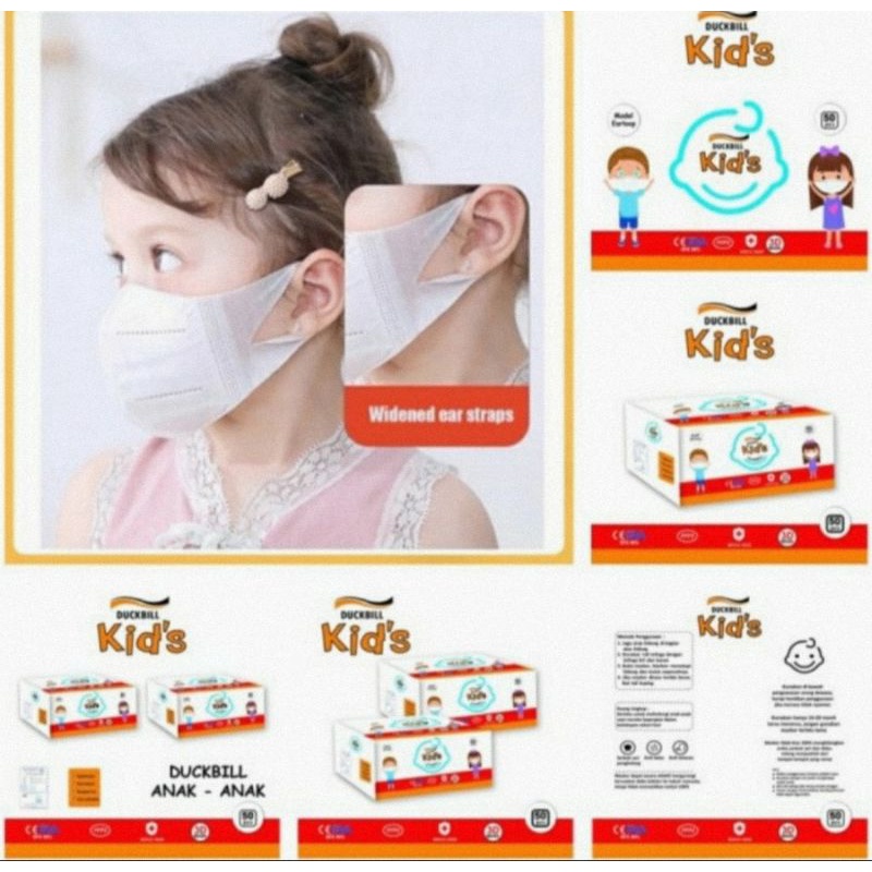 masker duckbill anak anak