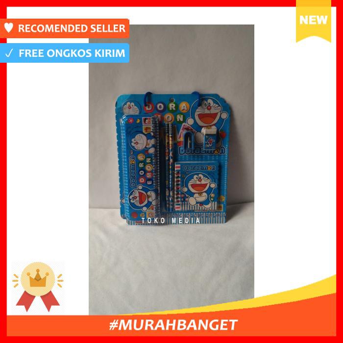 

Paket Alat Tulis - Paket Paket Anak Study Set Karakter Doraemon - Alat Tulis