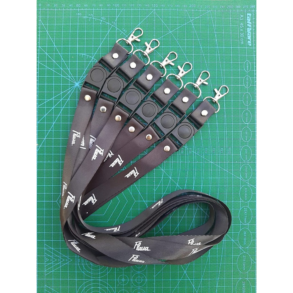 

SABLON Tali Lanyard Flava / Gantungan ID Card / Tali Name Tag / HP / Tali Gantungan Flava