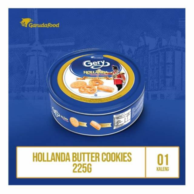 Hollanda butter cookies 225gr
