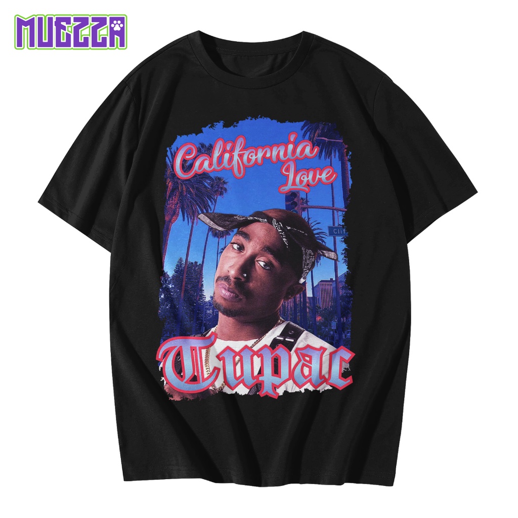 TUPAC CALIFORNIA LOVE T-SHIRT BOOTLEG - PREMIUM COTTON