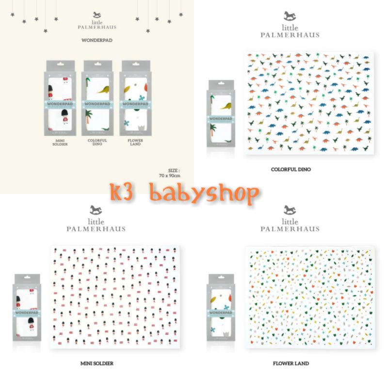 Wonderpad Little Palmerhaus perlak bayi alas ompol waterproof anti air baby bed protector disney