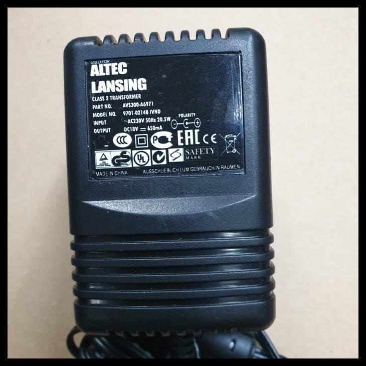 Adaptor Speaker Aktif Altec Lansing Avs 300 Avs 500 New Kode 913