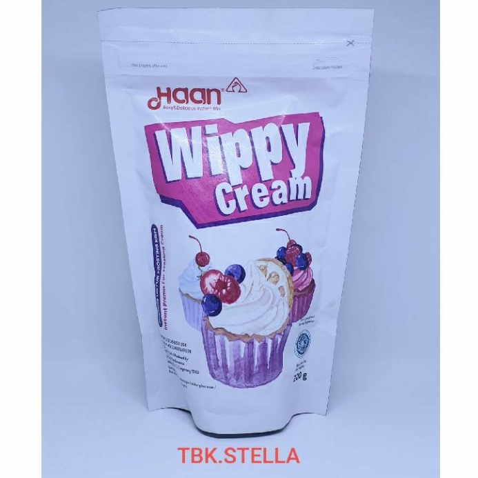 

HAAN WIPPY CREAM POUCH 200 GR / WHIPPING CREAM BUBUK