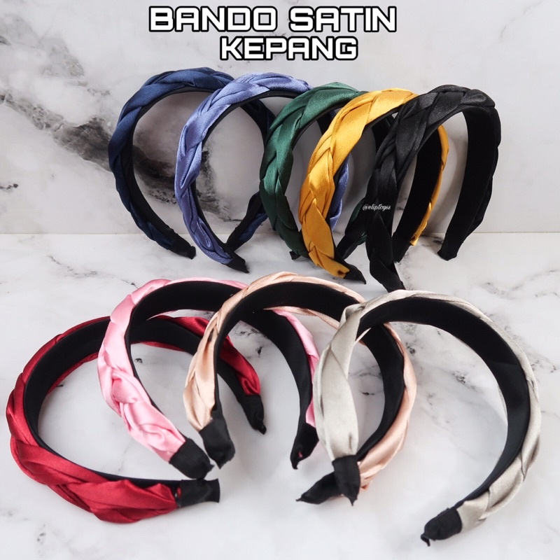 BANDO KEPANG SATIN KOREA HEADBAND JUMBO PREMIUM TERMURAH BEST SELLER