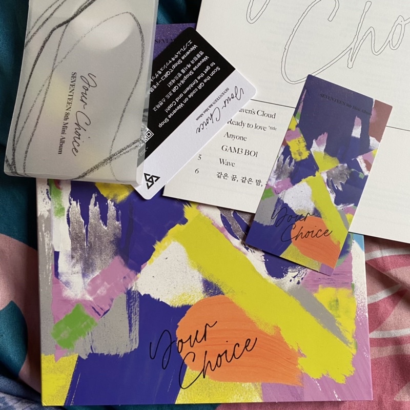 seventeen your choice yc album only beside ver. joshua the8 vernon