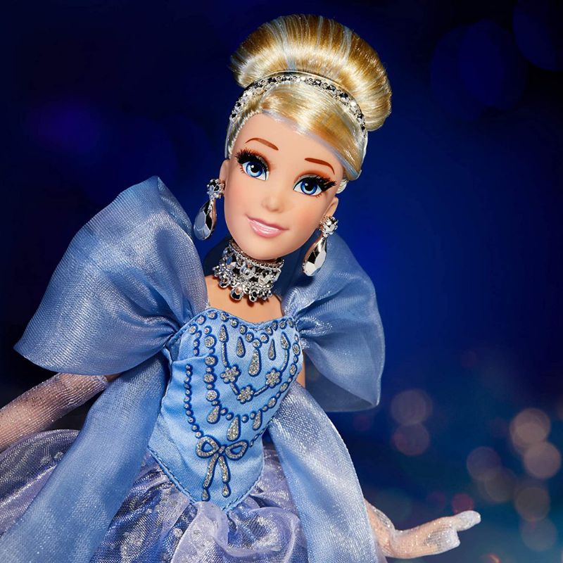 Boneka Barbie Disney Princess Style Series Cinderella Boneka Princess Cinderella Baju Biru Gaun Pest