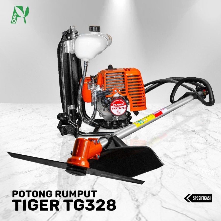 Mesin potong rumput 2 tak Tiger TG 328 brush cutter