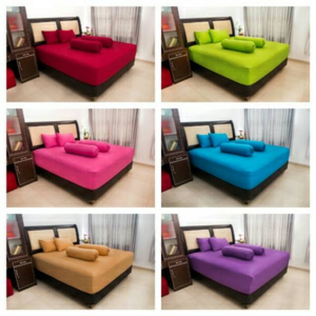 SPREI POLOS KATUN ASLI 100% STAR&amp;PANCA