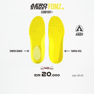 Aerostreet 36-45 Aerofomz – Insole Sepatu Sneakers Casual Sekolah Pria Wanita Aero Street