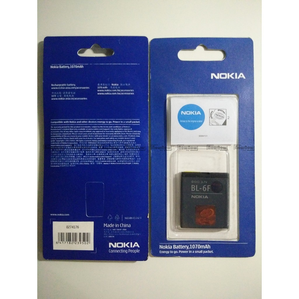 Baterai for Handpone Nokia Bl-6f