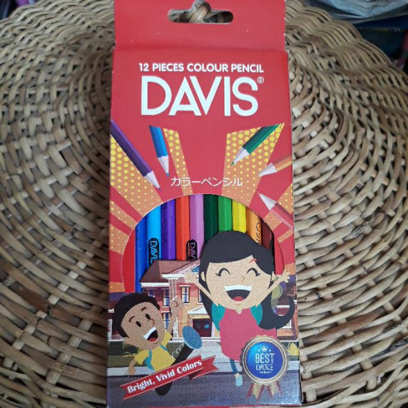 

Pensil Warna DAVIS isi 12 warna Panjang